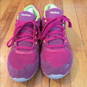 Reebok Pink athletic sneakers W7 Euro size 37.5